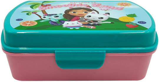 Kids Licensing Πλαστικό Παιδικό Δοχείο Φαγητού Τιρκουάζ 35.5 x 22 x 13.5εκ.