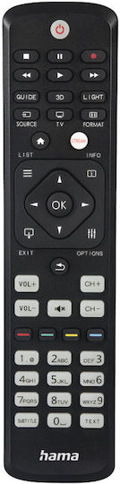HAMA Συμβατό Τηλεχειριστήριο 00221063 για Τηλεοράσεις Philips 4047443506665