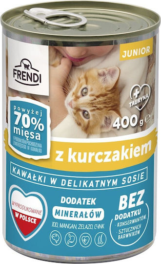 Frendi Υγρή Τροφή για Ανήλικες Γάτες σε Κονσέρβα με Κοτόπουλο 400gr