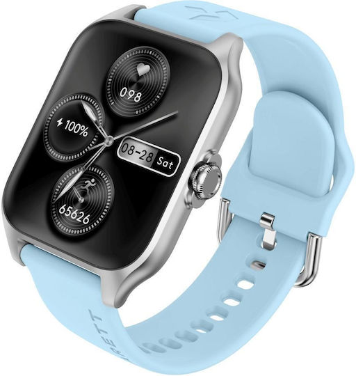 Garett Activity 2 Smartwatch με Παλμογράφο (Ασημί)