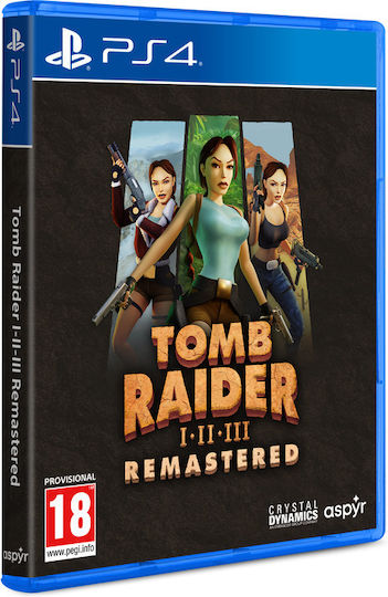 Tomb Raider I-ΙΙ-III Remastered Starring Lara Croft PS4 Game