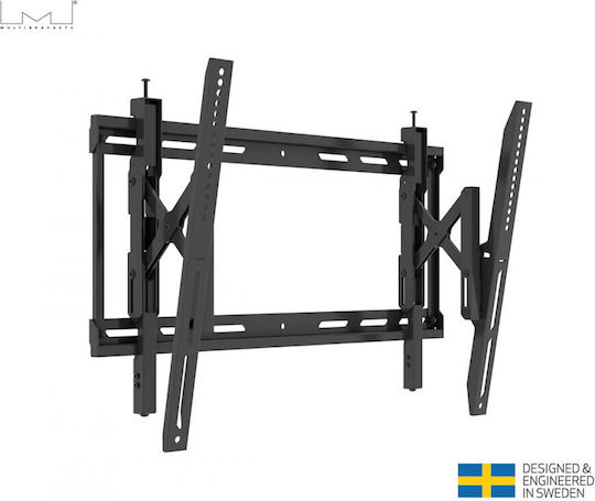 Multibrackets Wall MB-6299 Βάση Τηλεόρασης Τοίχου έως 86" και 60kg Μαύρο