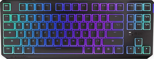 Endorfy Thock Ασύρματο Gaming Μηχανικό Πληκτρολόγιο Tenkeyless με Kailh Box Red διακόπτες και RGB φωτισμό (Αγγλικό US)