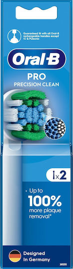 Oral-B Pro Precision Clean Ανταλλακτικές Κεφαλές για Ηλεκτρική Οδοντόβουρτσα EB20RX-2 1τμχ