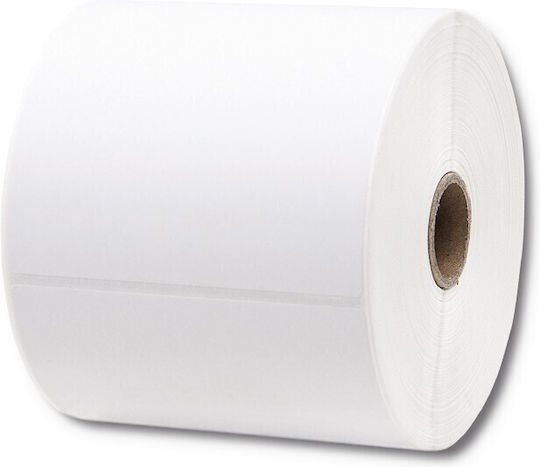 Qoltec 51890 500 Αυτοκόλλητες Ετικέτες σε Ρολό για Εκτυπωτή Ετικετών 100x150mm