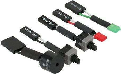 Kit De Test Pour Carte Mére Bouton Allumage Reset Diode Power Hdd Speaker