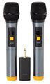 Tonsil MBD 320 Σετ Ασύρματο Δυναμικό Μικρόφωνο Χειρός, Ζώνης για Φωνητικά σε Ασημί Χρώμα
