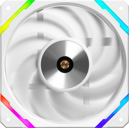 Valkyrie X12 Case Fan 120mm με ARGB Φωτισμό και Σύνδεση 4-Pin PWM Λευκό