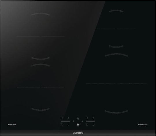 Gorenje Gi6401bc Επαγωγική Εστία Αυτόνομη με Λειτουργία Κλειδώματος 59.5x52εκ. 742468