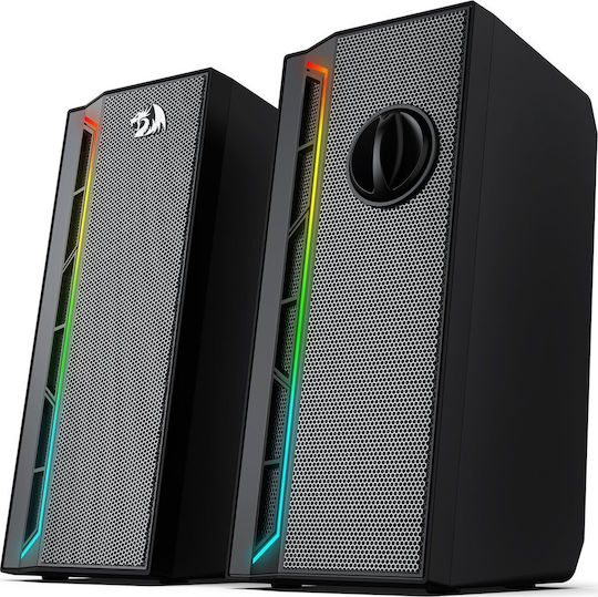 Redragon GS580 Calliope Ηχεία Υπολογιστή 2.0 με RGB Φωτισμό Μαύρα