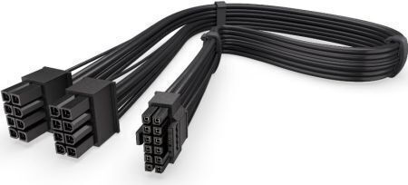 Endorfy Ey0p001 Power Cable Supremo Fm5 Hpwr 2v_hpwr 12v_2x6 60 Cm Black