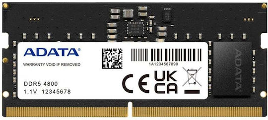 Adata DDR5 με Module 1x32GB και Ταχύτητα 2400 για Laptop AD5S480032G-S