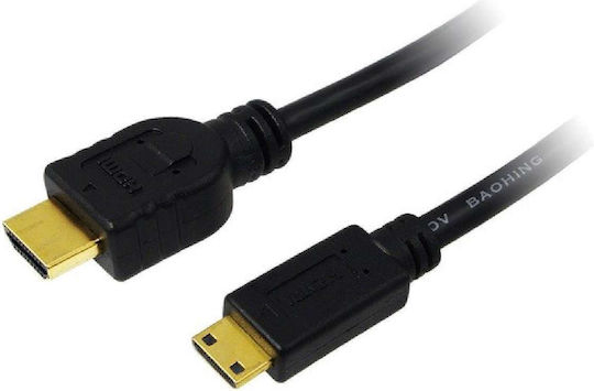 LogiLink CH0022 HDMI 1.4 Cable HDMI male - mini HDMI male 1.5m Μαύρο CH0022