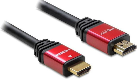 DeLock HDMI 1.4 Cable HDMI male - HDMI male 2m Κόκκινο 84333