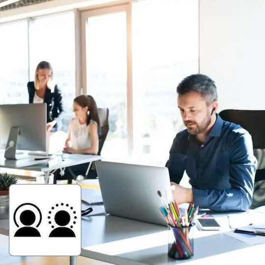 HAMA MyVoice1300 In-ear Bluetooth Handsfree Ακουστικό Μαύρο