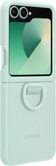 Samsung Back Cover Σιλικόνης Πράσινο (Galaxy Z Flip6 / Z Flip7 FE) EF-PF741TMEGWW
