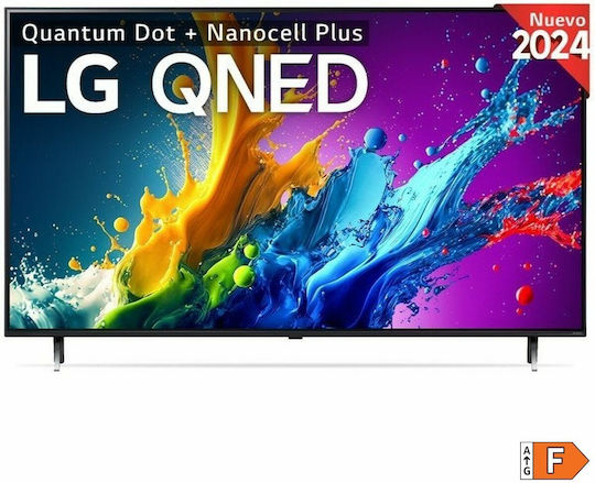 LG Smart Τηλεόραση 50" 4K UHD QNED QNED80 HDR (2024) 50QNED80T6A