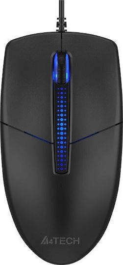 A4Tech N-530S Ενσύρματο Ποντίκι Μαύρο