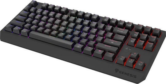 Genesis Thor 230 Ασύρματο Gaming Μηχανικό Πληκτρολόγιο Tenkeyless με Outemu Red διακόπτες και RGB φωτισμό (Αγγλικό US)