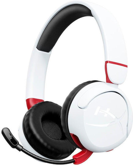 HyperX Cloud Mini Ασύρματο On Ear Gaming Headset με σύνδεση Bluetooth / 3.5mm Red/Black for Nintendo Switch / PC / PS4 / PS5 / XBOX
