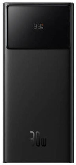 Baseus Star-Lord Power Bank 30000mAh 30W με 2 Θύρες USB-A και Θύρα USB-C Μαύρο