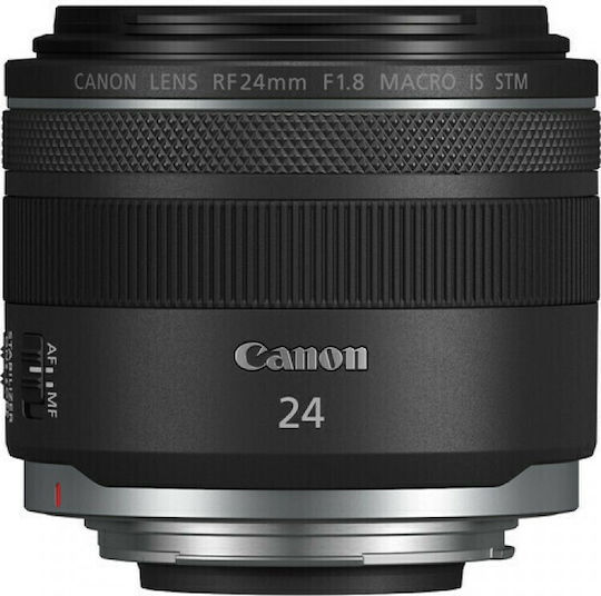 Canon Full Frame Φωτογραφικός Φακός RF 24mm F/1.8 IS Macro STM Macro για Canon RF Mount Μαύρος