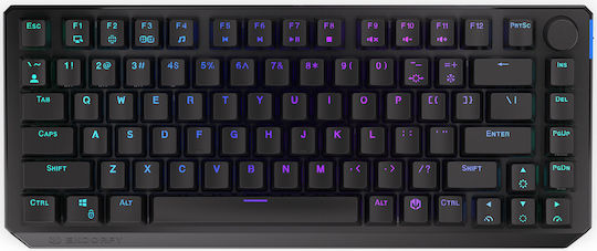 Endorfy Thock Ασύρματο Gaming Μηχανικό Πληκτρολόγιο 75% με Kailh Box Red διακόπτες και RGB φωτισμό (Αγγλικό US)