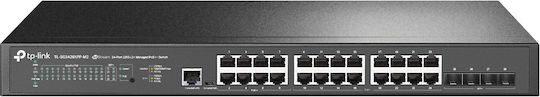 TP-LINK TL-SG3428XPP-M2 v1 Managed L2 Switch με 24 Θύρες Gigabit (1Gbps) Ethernet και 24 SFP Θύρες