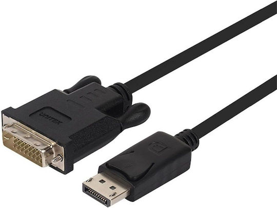 Unitek Cable DVI-D male - DisplayPort male 1.8m (Y-5118BA)
