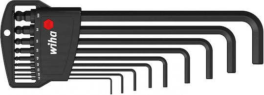 Wiha Σετ 9 Κλειδιά Allen σε Σχήμα L