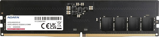 Adata DDR5 με Module 1x16GB και Ταχύτητα 5600 για Desktop AD5U560016G-S