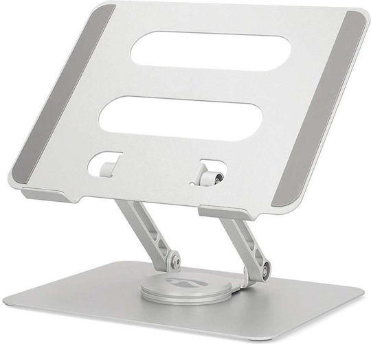 Nedis Βάση Στήριξης για Laptop έως 17" Ασημί (NBSTND110SI)