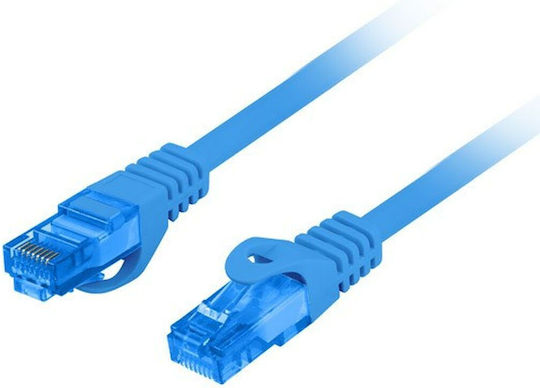Lanberg S/FTP Cat.6a Καλώδιο Δικτύου Ethernet 20m Μπλε 1τμχ PCF6A-10CC-2000-B