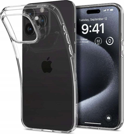 Spigen Liquid Crystal Back Cover Σιλικόνης 0.3mm Διάφανο (iPhone 16 Pro) ACS08112