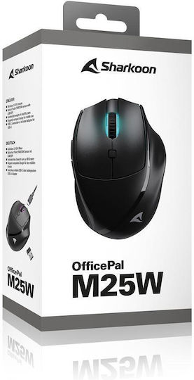 Sharkoon OfficePal M25W Ασύρματο Ποντίκι Μαύρο