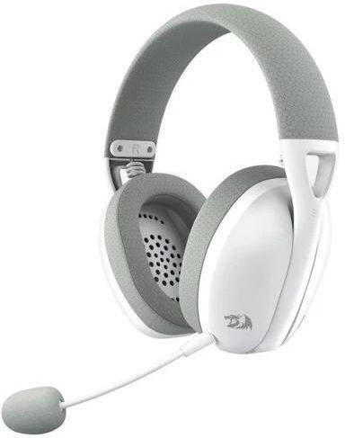 Redragon IRE H848 Ασύρματο Over Ear Gaming Headset με σύνδεση Bluetooth White Grey for Nintendo Switch / PC / PS4 / PS5