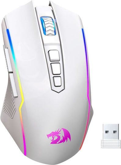 Redragon M914 Ασύρματο RGB Gaming Ποντίκι 10000 DPI Λευκό