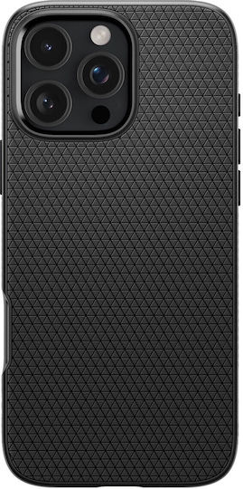 Spigen Liquid Air Back Cover Σιλικόνης 0.3mm Matte Black (iPhone 16 Pro Max) ACS07988