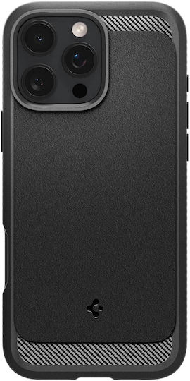 Spigen Rugged Armor Magfit Back Cover Πλαστικό 2mm Matte Black (iPhone 16 Pro Max) ACS07986
