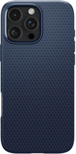 Spigen Liquid Air Back Cover Σιλικόνης 0.3mm Navy Μπλε (iPhone 16 Pro) ACS08118