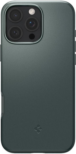 Spigen Thin Fit Back Cover Πλαστικό 1.55mm Abyss Green (iPhone 16 Pro Max) ACS07981