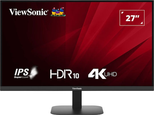Viewsonic IPS HDR Monitor 27" 4K 3840x2160 με Χρόνο Απόκρισης 4ms GTG