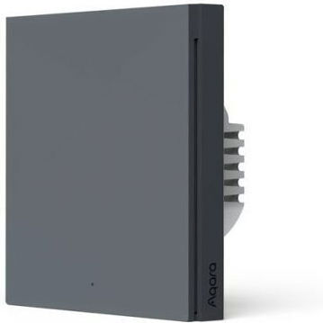 Intelligent Wall Switch Aqara H1 Without Neutral Wire Single Rocker Gray