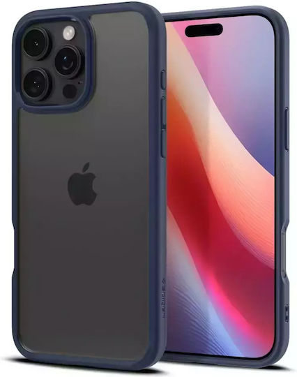 Spigen Ultra Hybrid Back Cover Πλαστικό 2mm Navy Μπλε (iPhone 16 Pro) ACS08126