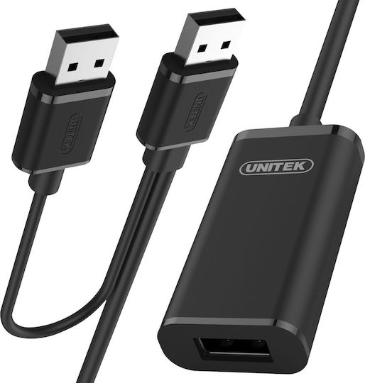 Unitek Y-277 Usb Adapter Cable Black 5 M 1615149