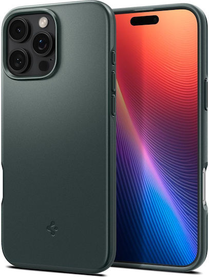 Spigen Thin Fit Back Cover Σιλικόνης / Πλαστικό 1.55mm Abyss Green (iPhone 16 Pro) ACS08109
