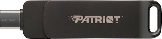 Patriot Rage 32GB USB 3.2 Stick με σύνδεση USB-A & USB-C Μαύρο