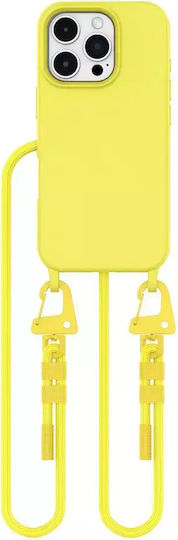 Tech-Protect Magnecklace Back Cover Σιλικόνης Κίτρινο (iPhone 16 Pro Max)