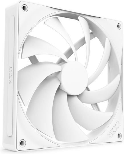 NZXT F140Q Case Fan με Σύνδεση 4-Pin PWM Λευκό