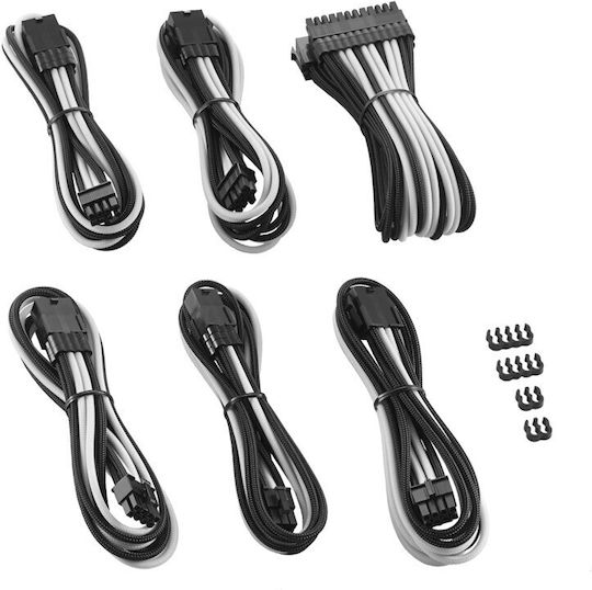 Cablemod - Cable 0.25m Λευκό CM-PCAB-BKIT-NKKW-3PK-R